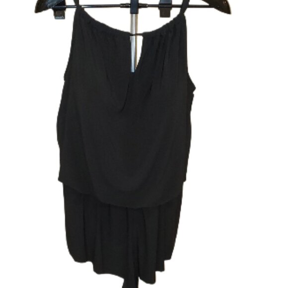 NWOT - Women's High Neck Swim Romper with Pockets One Piece Swimsuit,  Size:  16 - Picture 2 of 13